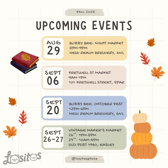 Fall 2025 events page 1